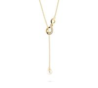 Jette - 89208020 - Halskette - Damen - 925er Silber - gelbvergoldet poliert mit Perlmutt - 50cm