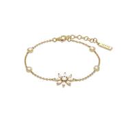 JETTE Damen-Armband 925er Silber, recycelt Zirkonia One Size Gelbgold 32028346