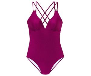JETTE Badeanzug Damen beere Gr.40 Cup C/D