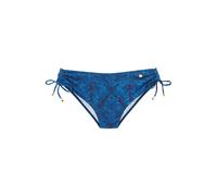 Bikini-Hose JETTE "Floretta", Damen, Gr. 42, N-Gr, blau (marine bedruckt), Recycling-Polyamid, bedruckt, Badehosen, in Ton in Ton-Harmonie (63855707-42) marine bedruckt