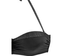 JETTE Bügel-Bandeau-Bikini Damen schwarz Gr.34 Cup D