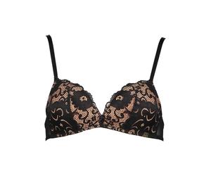 JETTE Bügelloser BH in Schwarz - Größe 70B | Damen Bhs