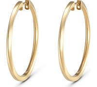 JETTE Silver Creolen aus 925 Silber gold