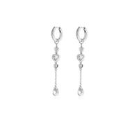 Jette Creolen 925er Silber, recycelt One Size Damen