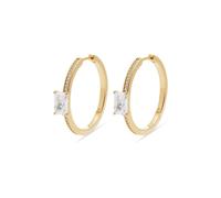 Jette Creolen 925er Silber, recycelt gelbgold Damen