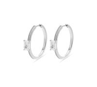 Jette Creolen 925er Silber, recycelt silber Damen