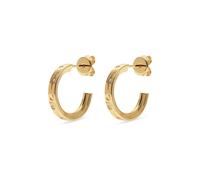 JETTE Damen-Creolen 925er Silber, recycelt Zirkonia One Size 89193501