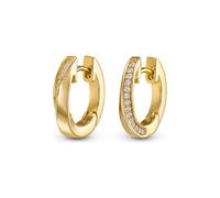 JETTE Damen Creole gold / transparent, Größe One Size, 4333514 Gold / Transparent One Size