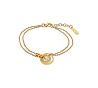 JETTE Damen-Armband 925er Silber, recycelt Zirkonia One Size Gelbgold 32028445