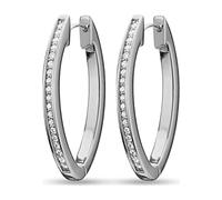 JETTE Damen Ohrringe silber / transparent, Größe One Size, 6617069 Silber / Transparent One Size