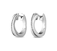 JETTE Silver Ohrstecker aus Sterling Silber mit 34 Zirkonia Silber