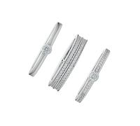 JETTE Damen-Damenring 140 Zirkonia 59, Silber 32005210