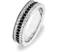 JETTE Damen-Damenring 925er Silber 58 Zirkonia 61, Silber 32022007