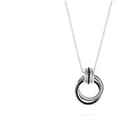 JETTE Damen-Kette 925er Silber 50 Zirkonia One Size 88601645