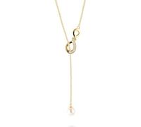 JETTE Damen-Kette 925er Silber, recycelt Perlmutt 32029970