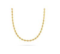 JETTE Damen-Kette 925er Silber, recycelt Zirkonia One Size, Gelbgold 32028453