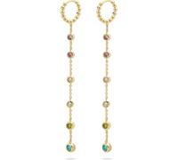 JETTE Damen-Ohrhänger 925er Silber, recycelt Zirkonia One Size, Gelbgold 32029976