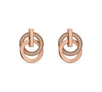 JETTE Silver Ohrstecker aus 925 Silber Roségold