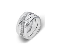 JETTE Silver Damenring aus 925 Silber Silber 61