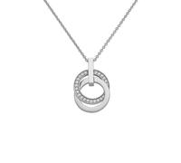 JETTE Silver Halskette aus Sterling Silber mit 26 Zirkonia Silber
