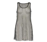 Negligé JETTE, Damen, Gr. 40/42, N-Gr, schwarz, Netz, Obermaterial: 90% Polyamid, 10% Elasthan, Kleider Negligé, mit bunt glitzerndem Straß, sexy Dessous, Reizwäsche (50690131-40) schwarz