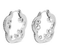 JETTE Damen-Ohrhänger 925er Silber, recycelt Zirkonia One Size, Silber 32029973