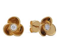 Jette Ohrstecker 925er Silber, recycelt gelbgold Damen