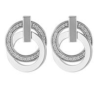 Jette Ohrstecker 925er Silber rhodiniert One Size Damen
