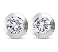 Jette Ohrstecker 925er Silber rhodiniert One Size Damen