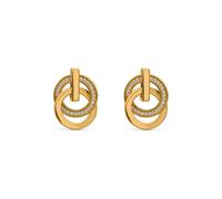 JETTE Silver Ohrstecker aus 925 Silber gold