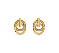 JETTE Silver Ohrstecker aus 925 Silber gold