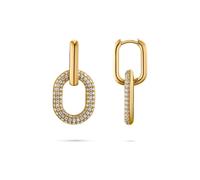 JETTE Creolen LIQUID 88336542 Gelbgold Damen