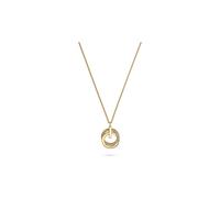 JETTE S.88336861 KETTE M. ANHÄNGER, GELBGOLD, 42+3 CM
