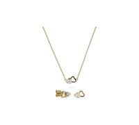JETTE S.K1K00100 SET COLLIER+OHRSTECKER, HERZ, GELBGOLD