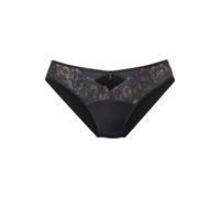 Slip JETTE, Damen, Gr. 48/50, bunt (schwarz, kupferfarben), Spitze, Obermaterial: 70% Polyamid, 18% Polyester, 12% Elasthan, Unterhosen Slip, aus Stickereispitze mit Glitzer-Effekte (65292047-48) schw