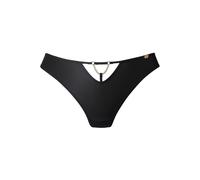 String JETTE, Damen, Gr. 32/34, schwarz, Microtouch, Obermaterial: 81% Polyamid, 19% Elasthan, Unterhosen String, mit hübschen Schmuckteil und edlem Cut-Out (25721433-32)