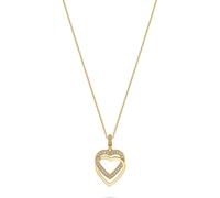 JETTE Swing Heart Goldhalskette 925 Sterling Silber - 480 mm 88336071