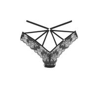 Tanga JETTE, Damen, Gr. 40/42, schwarz, Microtouch, Obermaterial: 90% Polyamid, 10% Elasthan, figurbetont, Unterhosen, mit aufregendem Bänder-Design (86157460-40) schwarz