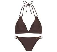 JETTE Triangel-Bikini Damen coffee Gr.38 Cup C/D