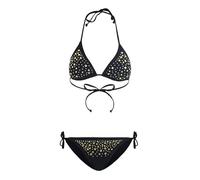 JETTE Triangel-Bikini Damen schwarz Gr.36 Cup C/D