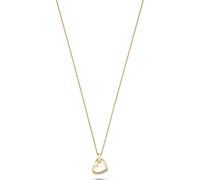 JETTE Twisted Heart Goldhalskette 925 Sterling Silber - 450 mm 87690318