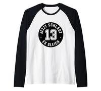 Jetzt Schlägt Es Gleich 13 Lustiger Spruch Raglan