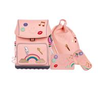 Jeune Premier Schulranzen-Set Ergomaxx Lady Gadget Pink 4tlg.