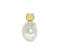 JEVELION Anhänger mit Keshi Perle für Damen und Kinder Schmuckanhänger mit Kleeblatt-Applikation 333/8K Gold