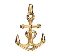 JEVELION Gold Anhänger Anker Maritim 333 Gelbgold 8 Karat / 8K Gold für Damen,