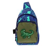 JEWEDECO 1 Stück Cartoon Dinosaurier Kleinkind Gürteltasche Kinder Gürteltasche Cross Body Straps Cartoon Kinder Beutel Nylon Material Luftdurchlässigkeit