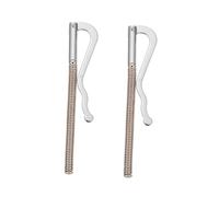 JEWEDECO 2 Stück Geldklammern Kartenhalter Federklammern Aus Strapazierfähigem Legierungsmaterial Für Schecks Bargeld