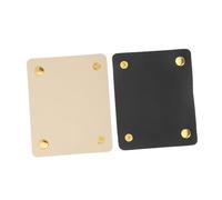 JEWEDECO 2 Stück Leder Henkel Schutz für Handtaschen und Gepäck Leichte Langlebige Henkelhüllen in Apricot und Schwarz Handtaschen Griffschoner für Schulter Umhängetaschen