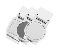 JEWEDECO 3 Stück-Pack Geldklammer Aus Edelstahl Verschleißfest Kleiner Tragbarer Metall Clip Für Geldscheine Und Büro Platzsparend Für Herren