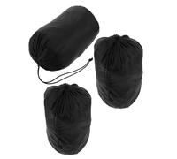JEWEDECO 3 Stück-Pack Kompressionsbeutel aus Nylon Wasserfeste Aufbewahrungsbeutel mit Kordelzug für Kleidung und Windbreaker Leichter Packsack für Sommerfest und Kompaktes Packen